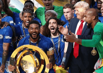 Cole Palmer’s Stunned Reaction to Donald Trump at Club World Cup Celebration Sparks Viral Moment and forces DAZN to Apologize