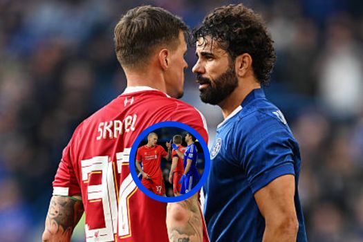 Diego Costa reignites feud with Martin Skrtel in Chelsea Legends vs Liverpool charity match