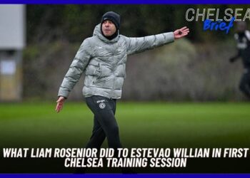 What Liam Rosenior did to Estevao Willian in first Chelsea training session