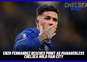 Enzo Fernandez Rescues Point as Managerless Chelsea Hold Man City