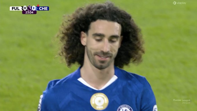 Straight Red card for Marc Cucurella.