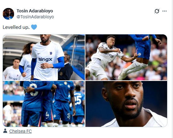 Fulham Troll Adarabioyo’s Old “Levelled Up” Post